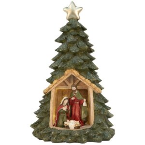 Clayre & Eef Sapin de Noël LED 15x24 cm