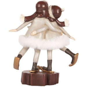 Clayre & Eef Décoration Enfant 15x7x18 cm Gris et Marron