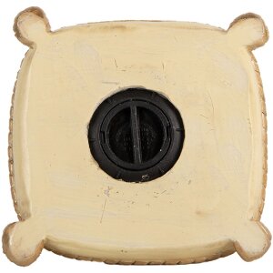 Clayre & Eef Tirelire Chat Beige 13x13x20 cm