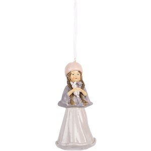 Clayre & Eef 6PR5653 Décoration Suspendue Enfant Beige/Gris