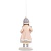 Clayre & Eef Décoration Suspendue Enfant Rose 5x5x11 cm