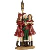 Chorale de Noël Clayre & Eef 14x9x28 cm Rouge et Vert