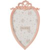 Cadre Photo Clayre & Eef 2F1299 11x2x19 cm 10x15 cm Rose-Blanc