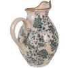 Pot décoratif Clayre & Eef Beige-Vert 21x16x24 cm