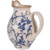 Pot Décoratif Clayre & Eef 16x12x19 cm Beige-Bleu