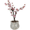 Pot de fleur Clayre & Eef 6CE2240S Ø 15x13 cm Vert Gris Céramique