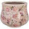 Pot de fleurs Clayre & Eef Beige Rose 21x17 cm