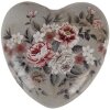Cœur Décoration Clayre & Eef 6CE2242L 11x11x4 cm Gris et Rose