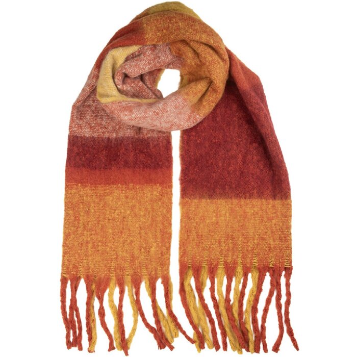 Juleeze JZSC0836R Écharpe Rouge 50x210 cm