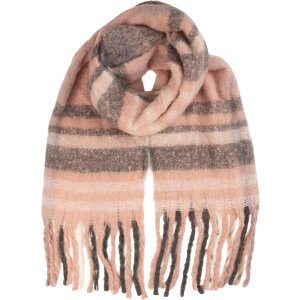 Écharpe Juleeze JZSC0850 Rose et Gris 50x180 cm
