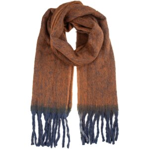 Écharpe Juleeze JZSC0859 38x190 cm marron et bleu