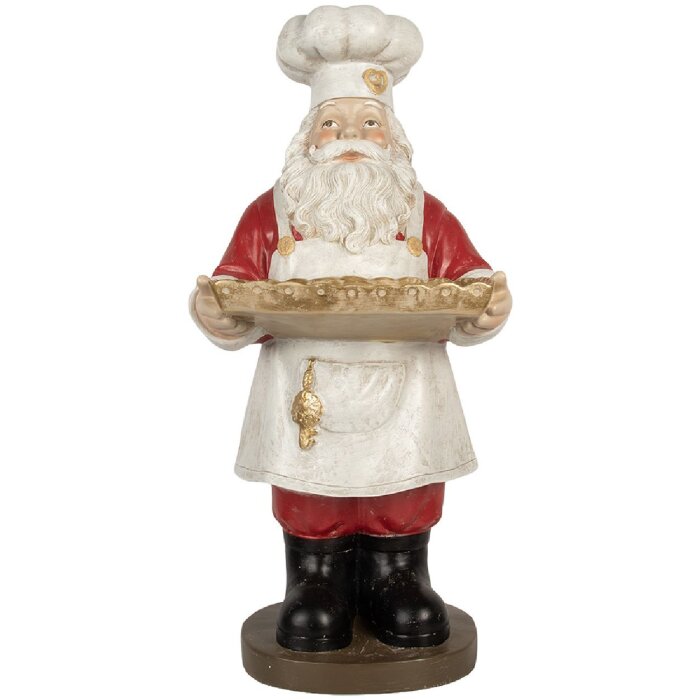 Clayre & Eef Décoration Père Noël 40x39x81 cm