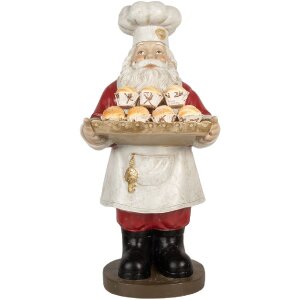 Clayre & Eef Décoration Père Noël 40x39x81 cm