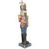 Clayre & Eef Décoration Casse-Noisette Bleu et Rouge 99cm