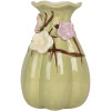 Clayre & Eef Vase Céramique Ø 10x14 cm Vert & Rose