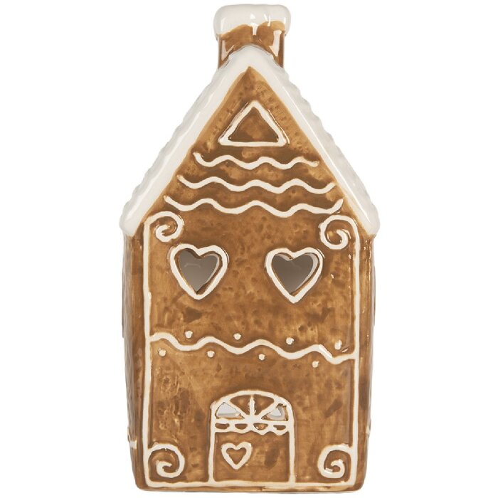 Clayre & Eef Bougeoir Maison 11x9x21 cm