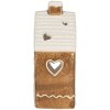 Clayre & Eef Bougeoir Maison 11x9x21 cm