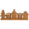 Clayre & Eef Bougeoir Maisons 21x4x8 cm