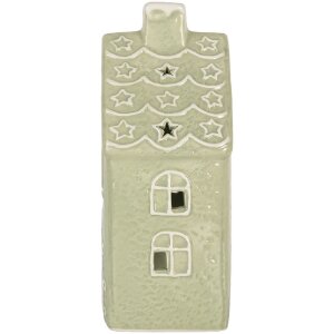 Clayre & Eef 6CE2328 Bougeoir Maison 11x9x21 cm