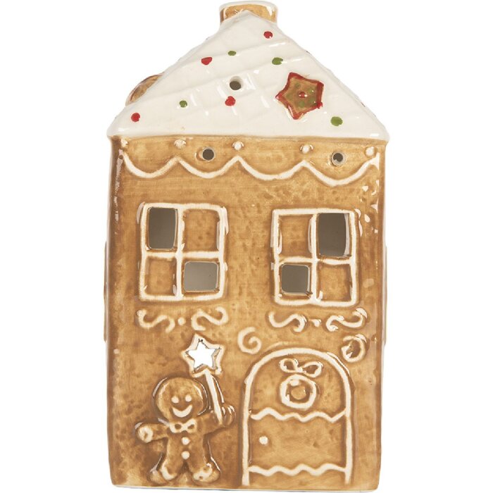 Clayre & Eef Bougeoir Maison 9x7x16 cm