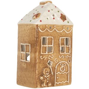 Clayre & Eef Bougeoir Maison 9x7x16 cm