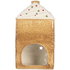 Clayre & Eef Bougeoir Maison 9x7x16 cm