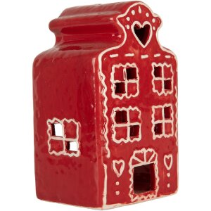 Clayre & Eef Bougeoir Maison 8x7x13 cm