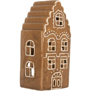 Clayre & Eef Bougeoir Maison 8x7x16 cm