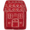 Clayre & Eef Petite Assiette Céramique 15x19x3 cm