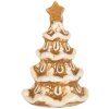 Clayre & Eef Décoration Sapin de Noël Céramique 6x5x9 cm