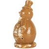 Clayre & Eef Décoration Bonhomme de Neige Céramique 11x8x16 cm