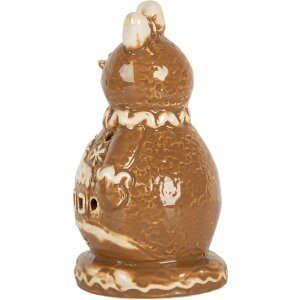 Clayre & Eef Décoration Bonhomme de Neige 9x7x13 cm