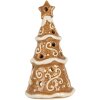 Clayre & Eef Bougeoir Sapin Ø 8x15 cm Céramique Noël