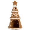 Clayre & Eef Bougeoir Sapin Ø 8x15 cm Céramique Noël