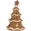 Clayre & Eef Bougeoir Sapin de Noël 11x8x17 cm