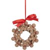 Clayre & Eef Décoration Suspendue Pain dÉpices 10x2x10 cm