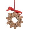 Clayre & Eef Décoration Suspendue Pain dÉpices 10x2x10 cm
