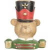 Clayre & Eef Bougeoir Ours Marron et Vert 9x6x10 cm
