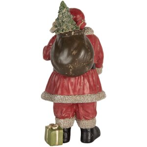 Clayre & Eef Décoration Père Noël 21x19x40 cm