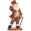 Clayre & Eef Décoration Père Noël 12x9x21 cm