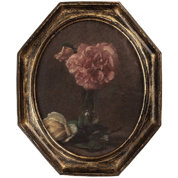 Clayre & Eef 6PR5798 Cadre Photo 25x3x30 cm Noir et Or
