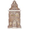 Clayre & Eef 6PR5806 Décoration Maison LED 17x15x35 cm Marron-Blanc