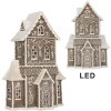 Clayre & Eef 6PR5807 Maison Décorative LED 23x11x33 cm