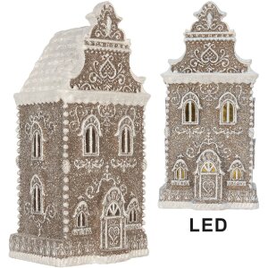 Clayre & Eef 6PR5808 Maison Décorative LED 17x15x35 cm