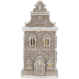 Clayre & Eef 6PR5808 Maison Décorative LED 17x15x35 cm