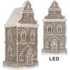 Clayre & Eef 6PR5808 Maison Décorative LED 17x15x35 cm