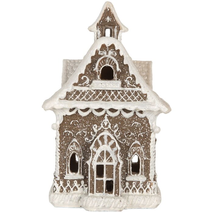 Clayre & Eef 6PR5810 Maison LED Décoration 13x12x20 cm