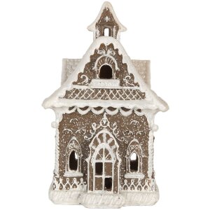 Clayre & Eef 6PR5810 Maison LED Décoration 13x12x20 cm