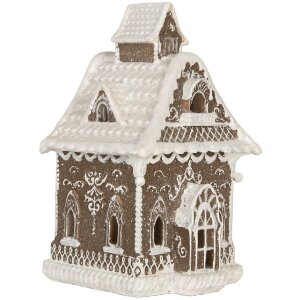 Clayre & Eef 6PR5810 Maison LED Décoration 13x12x20 cm
