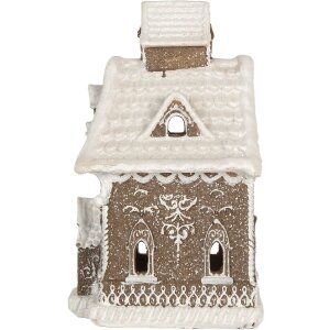 Clayre & Eef 6PR5810 Maison LED Décoration 13x12x20 cm